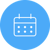 Calendar icon for gym and studio management app development