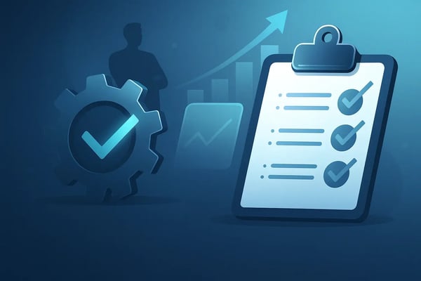 Illustration showing Kotlin Multiplatform benefits in production with developers collaborating across Android and iOS for efficiency and code reuse