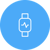 Smartwatch icon for wearable-connected fitness app development