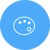 Palette icon for branding and user experience designed around your studio