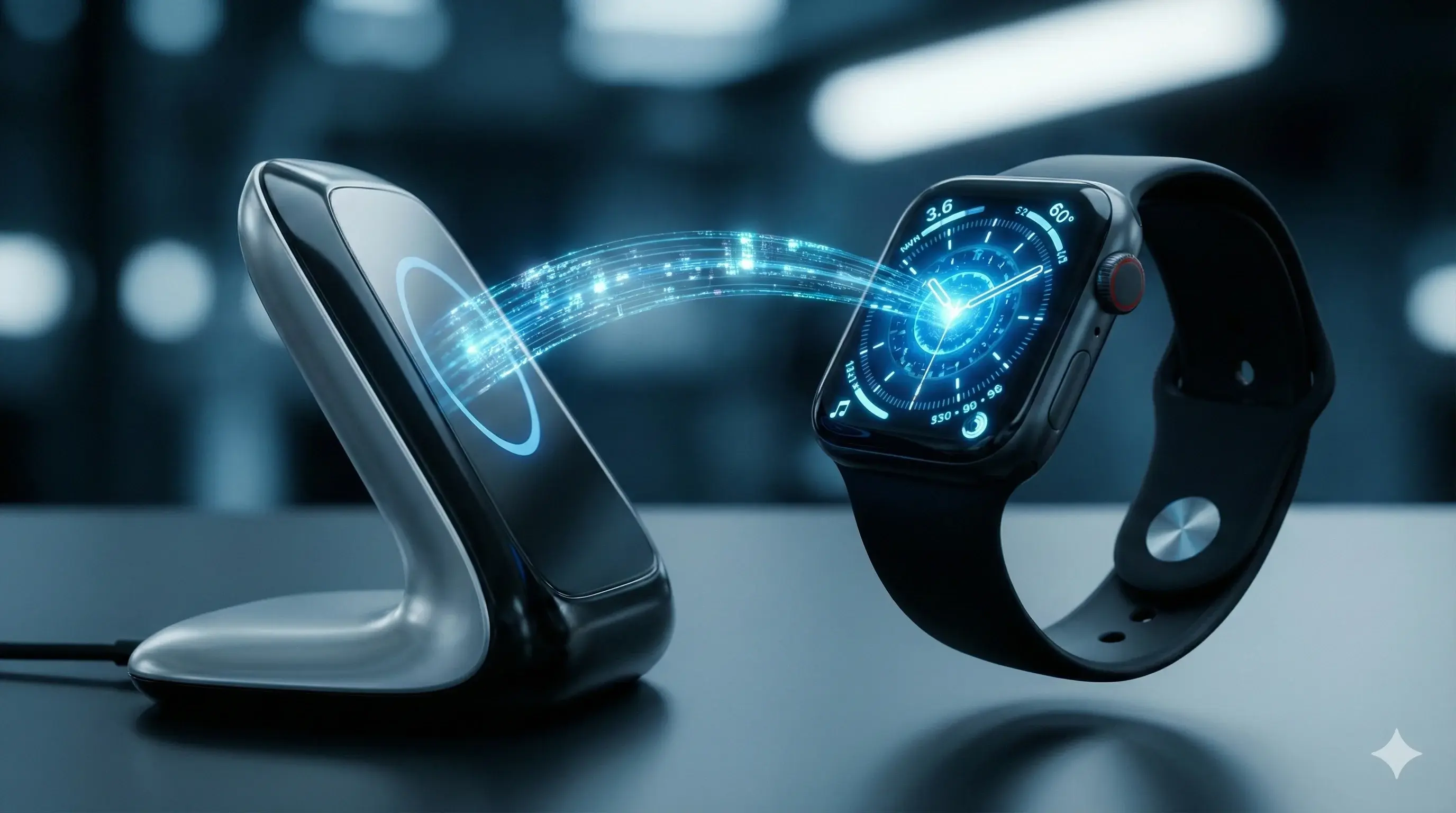 Smartwatch performing a secure contactless payment transaction via a digital data stream to a terminal